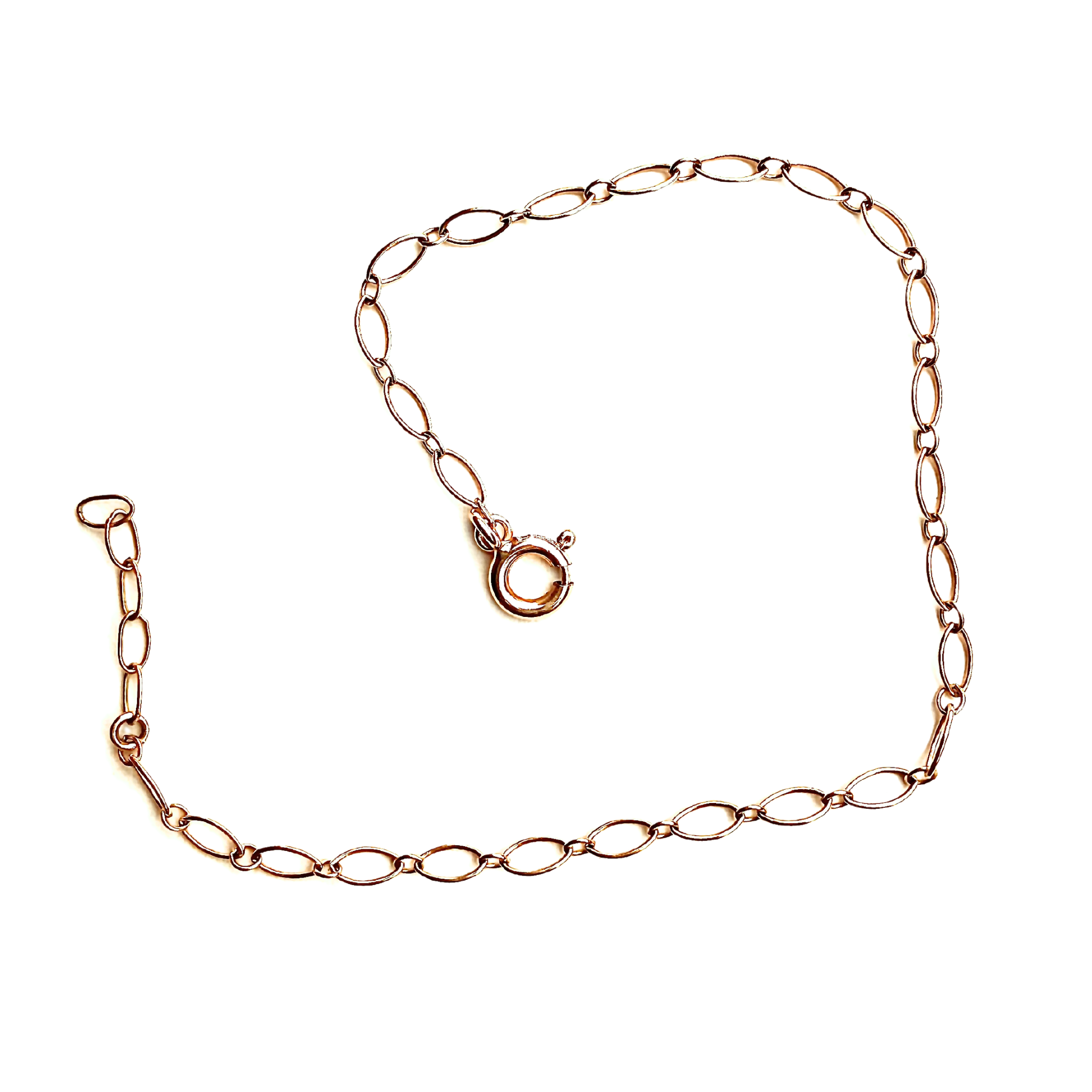 Oval Eye Chain Anklet