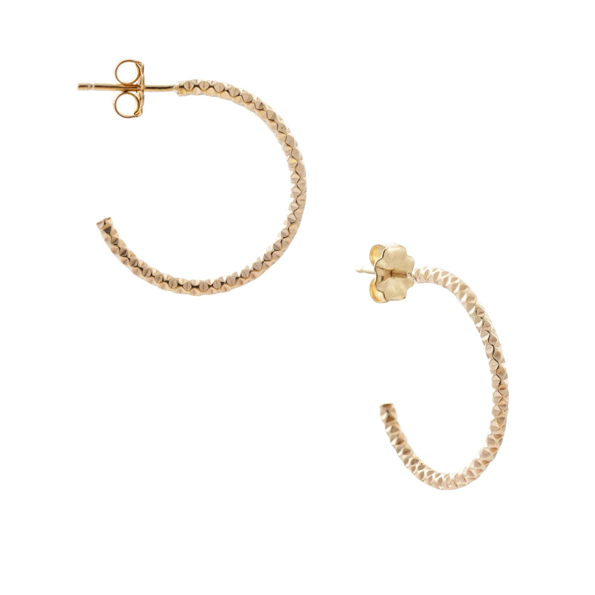 Triangle Gold Small Hoops